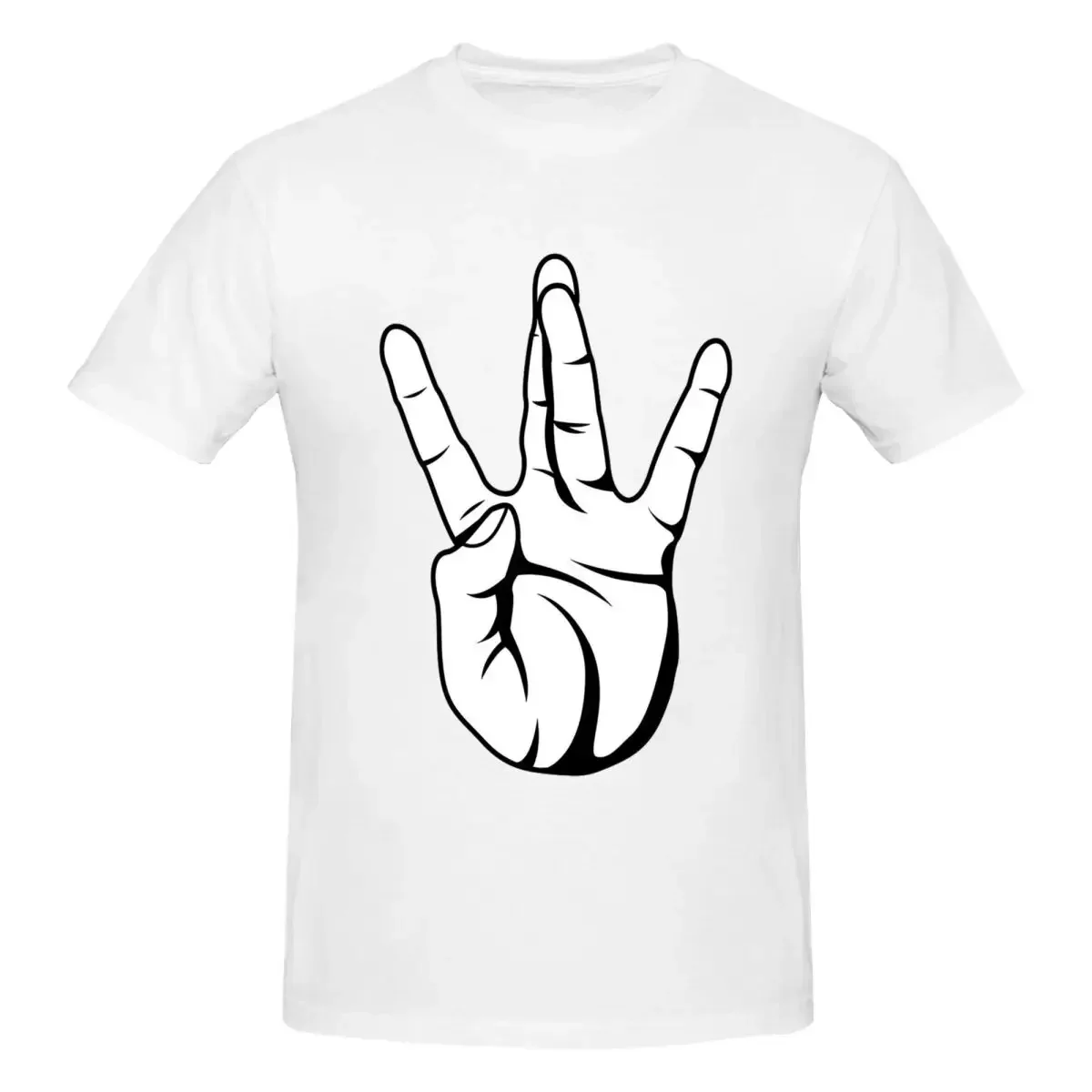 Westside West Coast Rap Hip Hop Hand Sign 100% Cotton T-shirt Male Funny T Shirts Men Round Neck Short Sleeve S-6XL