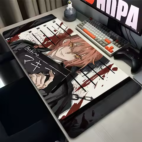 Mouse Pad Non Slip Rubber Mousepad Laptop Gamer Cabinet C-chainsaw Man Makima Keyboard Pad Office Computer Gaming Desk Mouse Mat