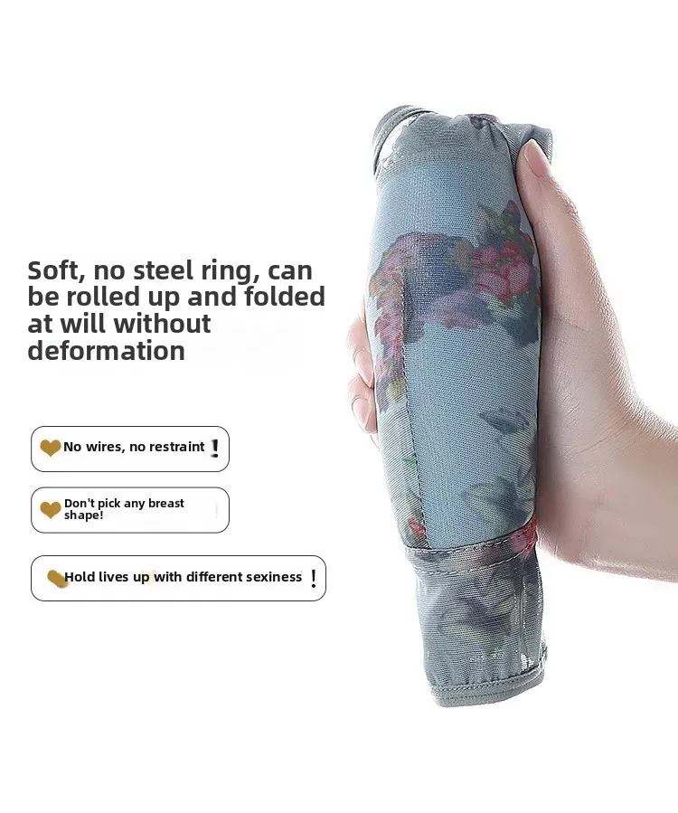 Sujetador de talla grande con copas fijas, inalámbrico, transpirable, fino, estilo chaleco de una pieza para personas de mediana edad y mayores.