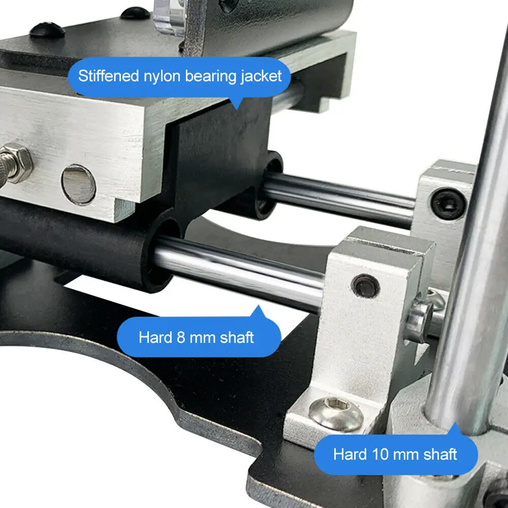 Mortising Jig For Trimming Machine 2 in 1 Slotting Bracket Invisible Fasteners Punch Locator Linear Track Woodworking Tool