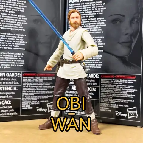 Original 6 Inch Star Wars The Black Series Jedi TV Obi Wan Kenobi Action Figure Toys Collection