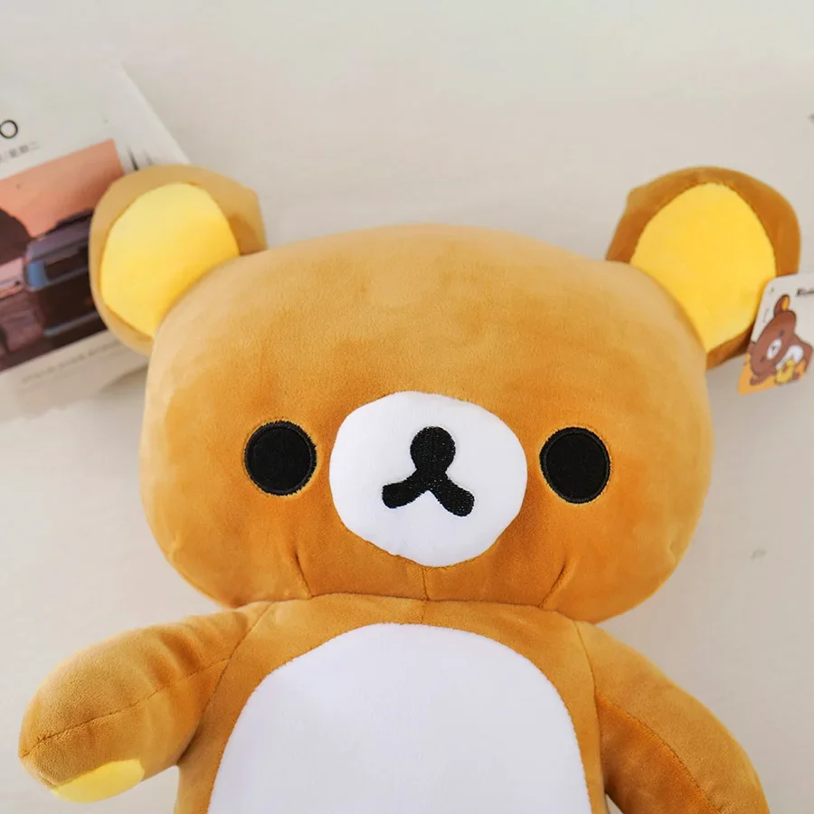 Rilakkuma plüsch bär peluche schöne anime bär ausgestopfte puppe japan anime geburtstags geschenke weihnachts geschenk kawaii zimmer dekor