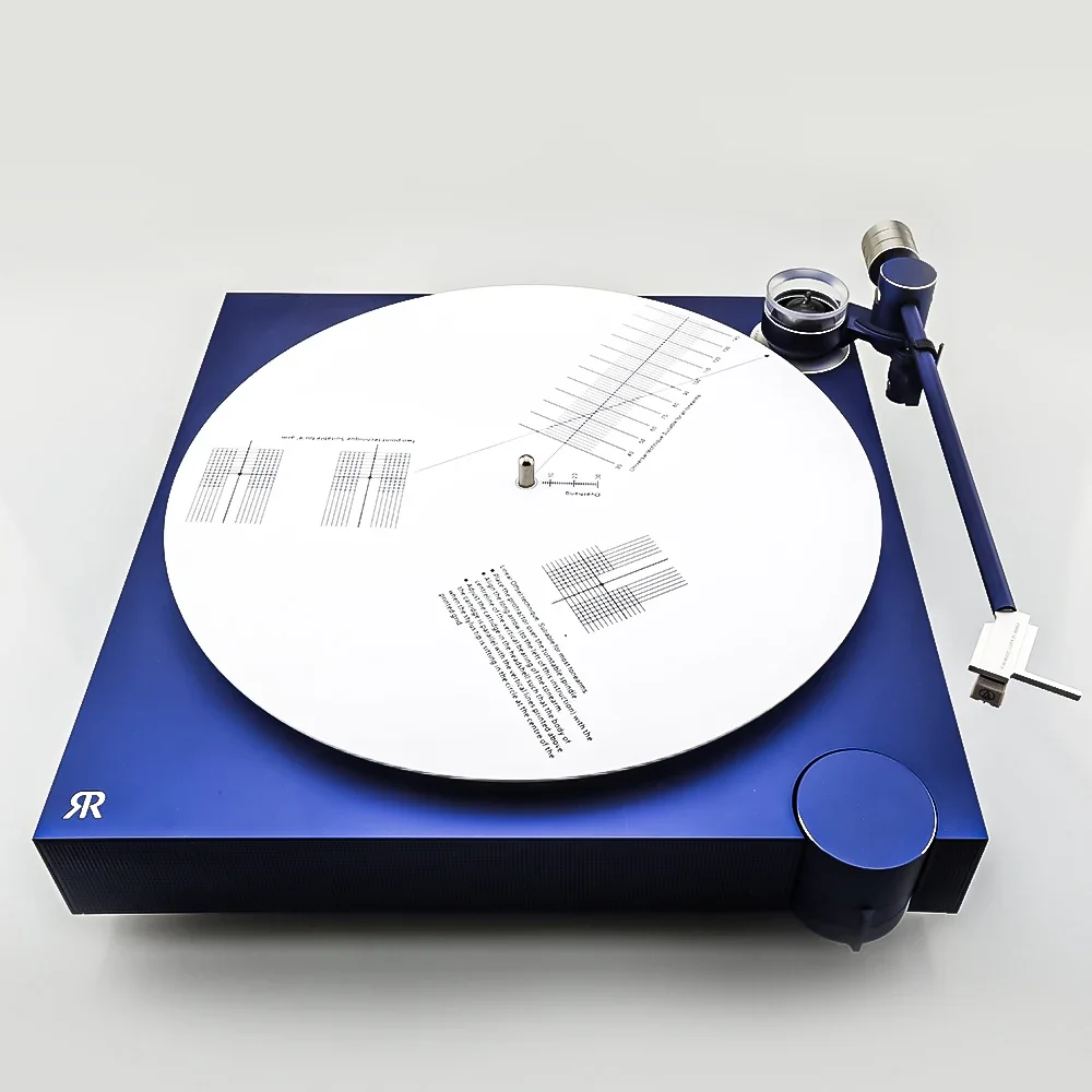 LP Vinyl Pickup Calibration Distance Gauge Protractor Adjustment Tool Adjustment Ruler Anti-sliding plate Turntable Accessories
