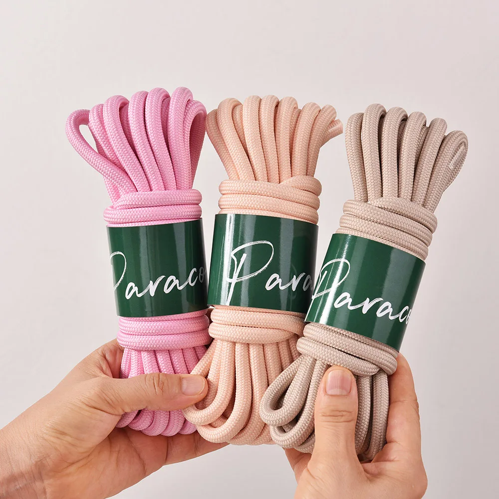 5 Meters 8mm Polyester Core Rope for Pet Leash Making Rope Crochet Bag Strap Handmade Craft Solid Multi Colors Braided Rope