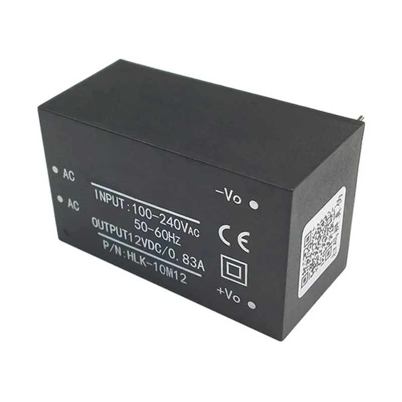 5 PCS AC-DC Módulo de fonte de alimentação AC DC Conversor 220 V para 12 V 10 W AC DC Módulo de alimentação HLK-10M12
