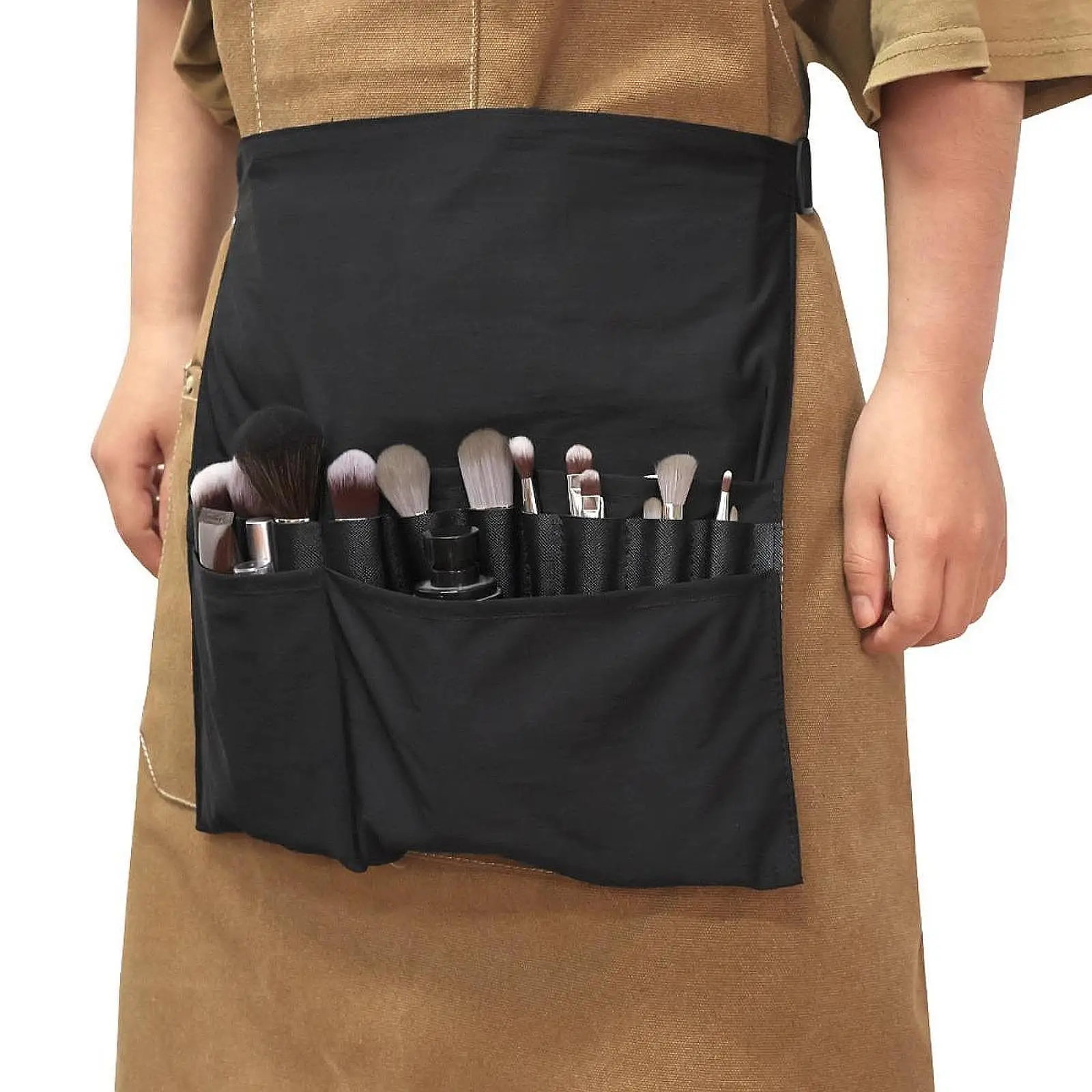 Hairstylist Waist Belt Hair Stylist Apron Multifunctional Storage Shear Pouch Makeup Artist Tool Bags Barber Apron Half Apron