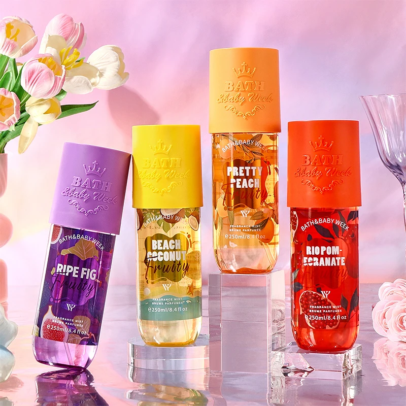 

Ароматный туман для тела BATH & BABY WASH, большой емкости 250 мл, различные фруктовые ароматы для вас на выбор свободно, а воил.