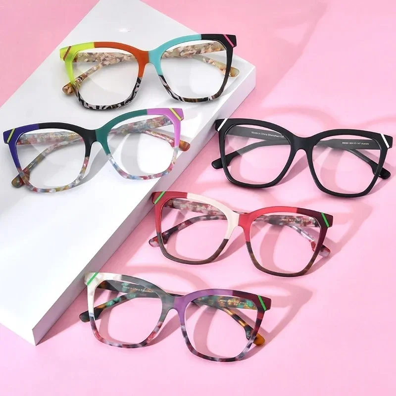 

Prescription Optical Lenses with Recipe Photochromic Ollymurs Women Lens Optical Colorful Reading Eyewear Anti Blue Light Myopia
