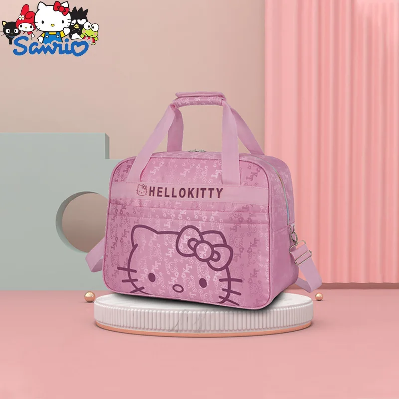 Kawaii Sanrio Hello Kitty Duffel Bag Handbag Travel Bag Y2k Hello Kitty Large Capacity Shoulder Bag Backpack Birthday Gifts