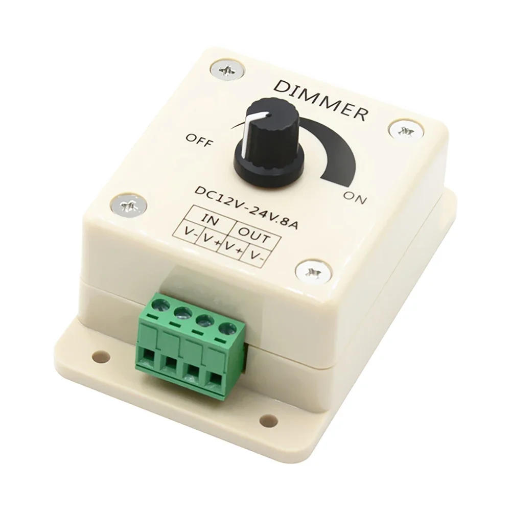 8A Power Supply Adjustable Speed Controller DC 12V LED Dimmer 12 V Voltage Regulator DC-DC Voltage Stabilizer