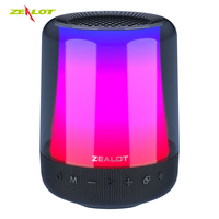 ZEALOT S66 Bluetooth Speaker Portable Wireless Sound Box 20W RGB Night Lamp Stereo Bass With Microphone