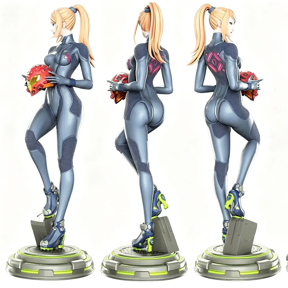 1/24  75mm Sexy Girl Resin Model Kits GK Miniature 3D Printed Gray Model Figurine DIY Doll Model Unassembled And Unpainted