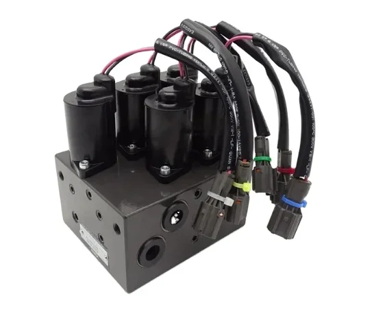 Excavator Solenoid Valve Group LL001140 Khj14520 SD1330-10 for SH200 A5 SH240-5 SH350 CX210 CX240B CX360 Hydraulic Spare Parts