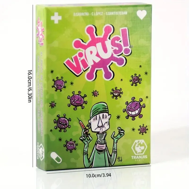 Virus Infection Card Game The Contagiously Fun Card Game Virus Party Game For Fun Family Game Casual Party Game Card