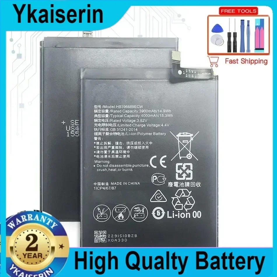 HB396689ECW 4000mAh Battery for Huawei Mate 9 / 9 Pro Y7 2017 Honor 8C Y9 2018 2019 Version Enjoy 7 Plus Batteries Warranty