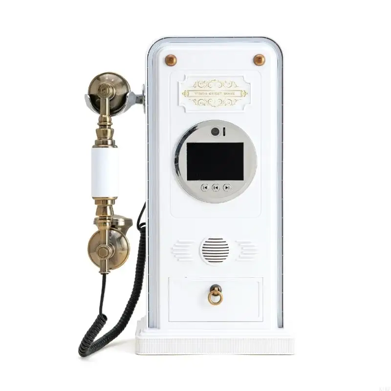Video Guest Book Wedding Phone with 1080P Screen, 32GB Storage, Handset Message Station for Weddings, Parties and Sign In K1KF