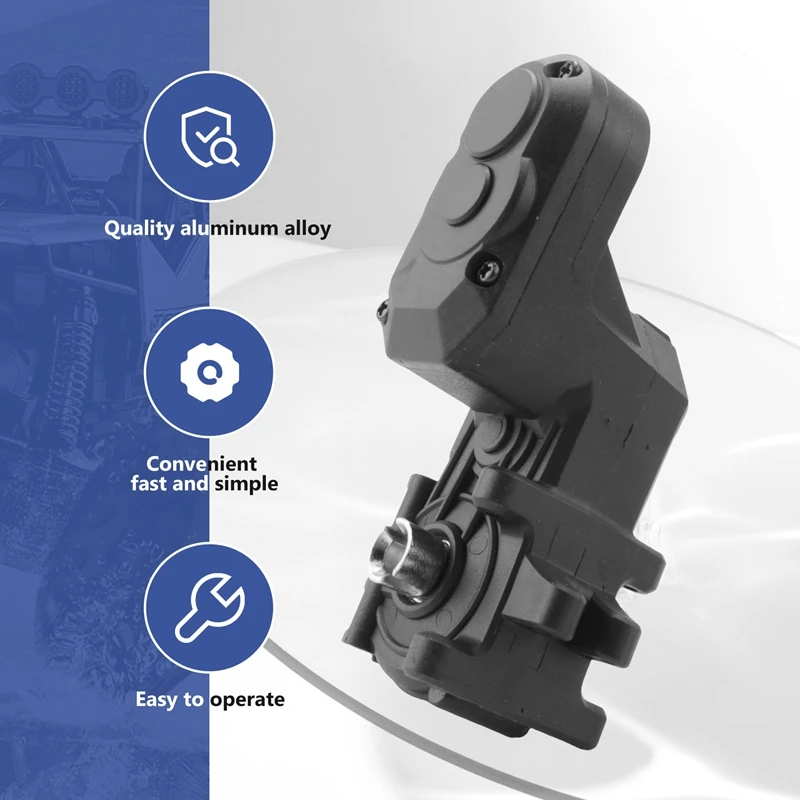 Caja de cambios trasera para XLH XINLEHONG X9115 X9116 X9120 1/12 Monster Truck RC repuestos de coche accesorios de actualización