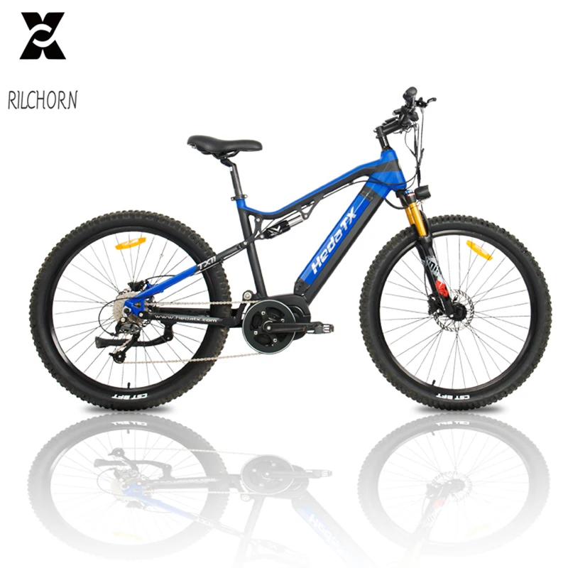 

New RILCHORN E-bike 1000W 27.5-inch Electric Bike Aluminum Alloy Full Suspension Ebike 48V 17AH Lithium Battery Electric Bicycle