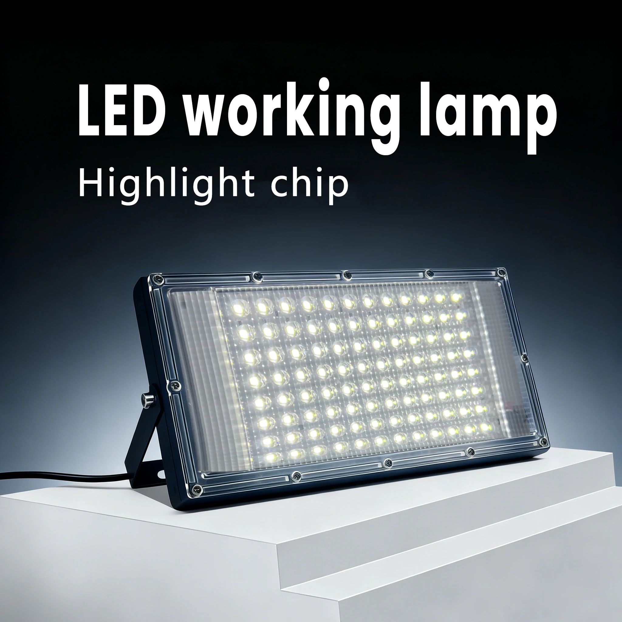 

Светодиодный прожектор на 96 светодиодов, питание от USB, для использования внутри помещений, подходит для гаражей, садов и рабочих зон на складах. Портативный.