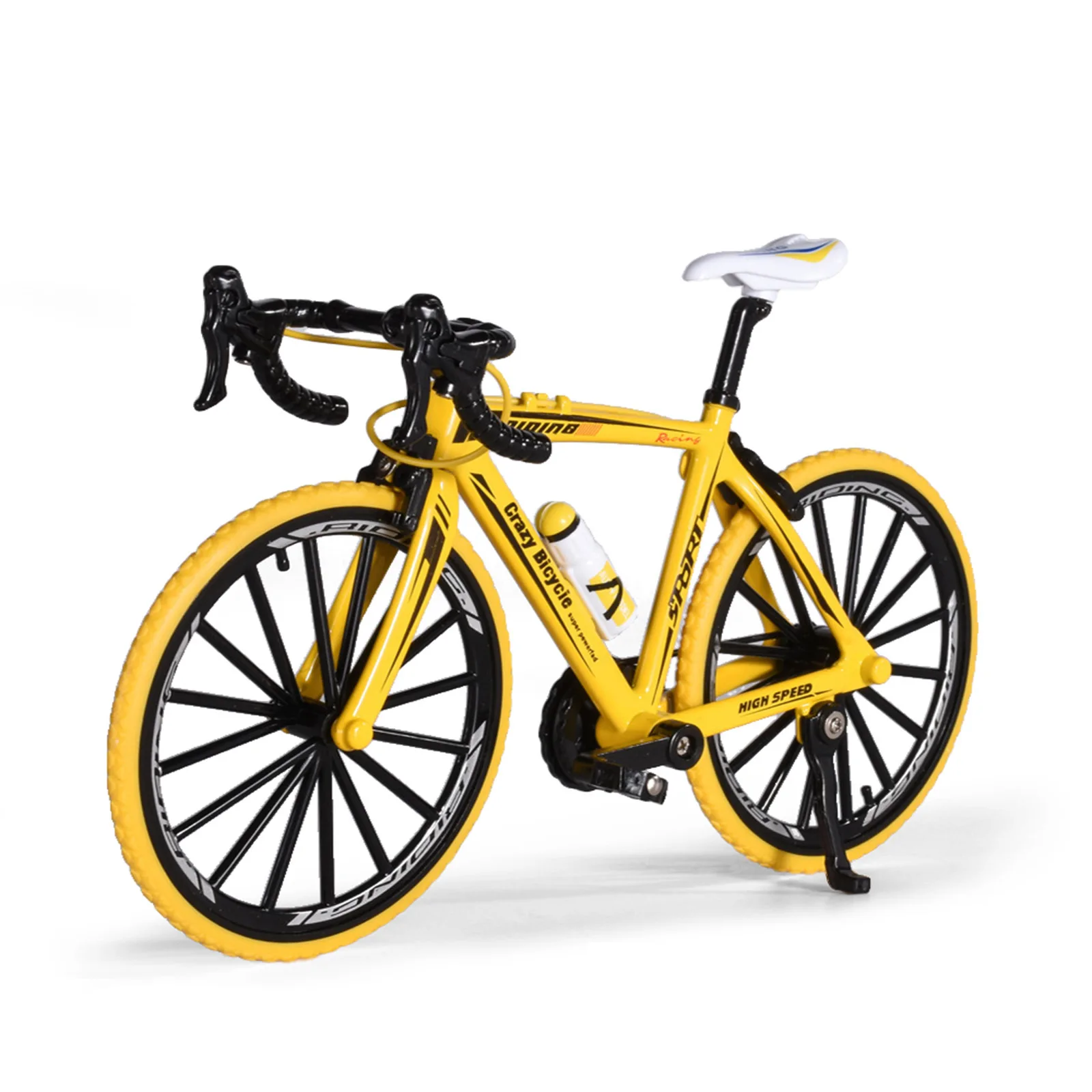 1:10 mini liga de bicicleta diecast modelo dedo montanha em miniatura metal bicicleta corrida brinquedo simulação coleção brinquedos para meninos