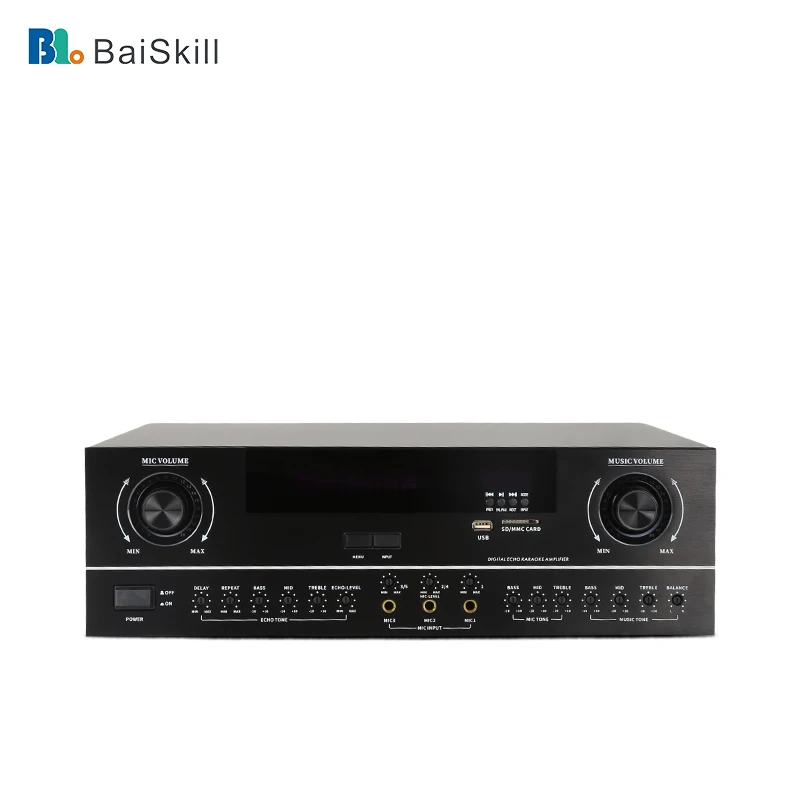 BaiSkill MA3000 hot sale  powerful  audio interface input stereo amplifier