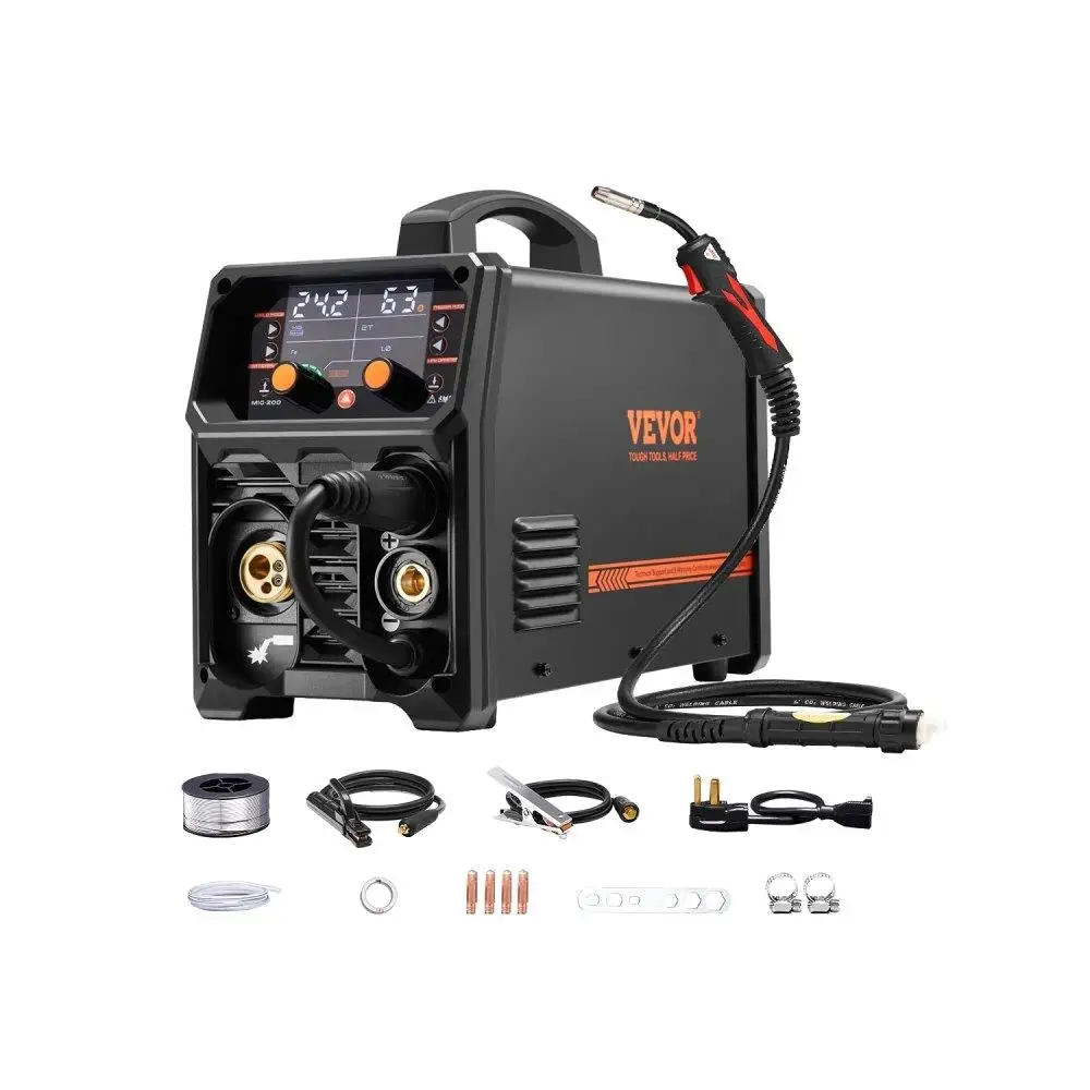 

200Amps MIG Welder 4-in-1 Function MIG Flux Core Stick Lift TIG Welder Professional
