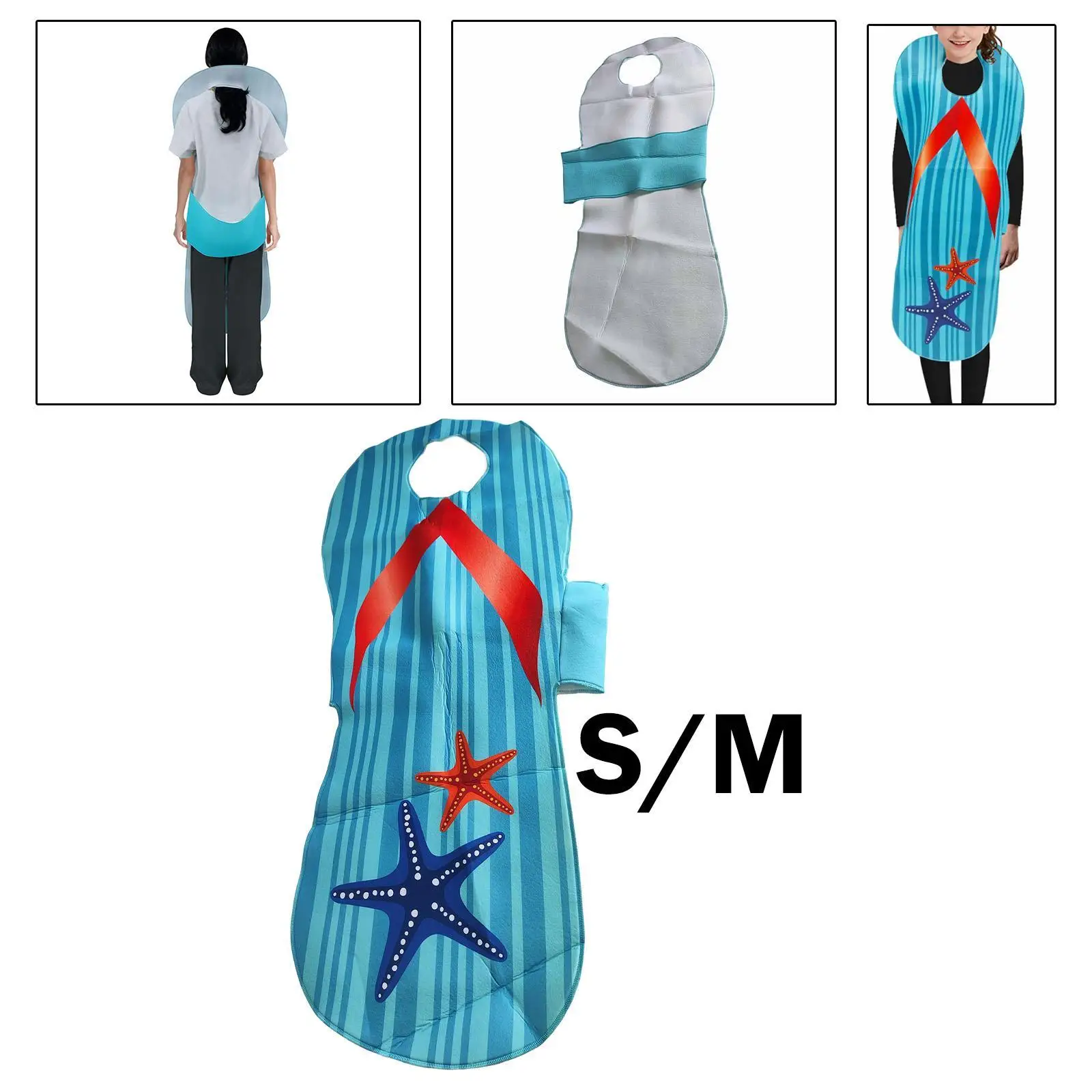 เครื่องแต่งกายฟลิปฟลอปเครื่องแต่งกายฮาโลวีนน้ำหนักเบาสำหรับการแสดงบนเวทีคาร์นิวัล