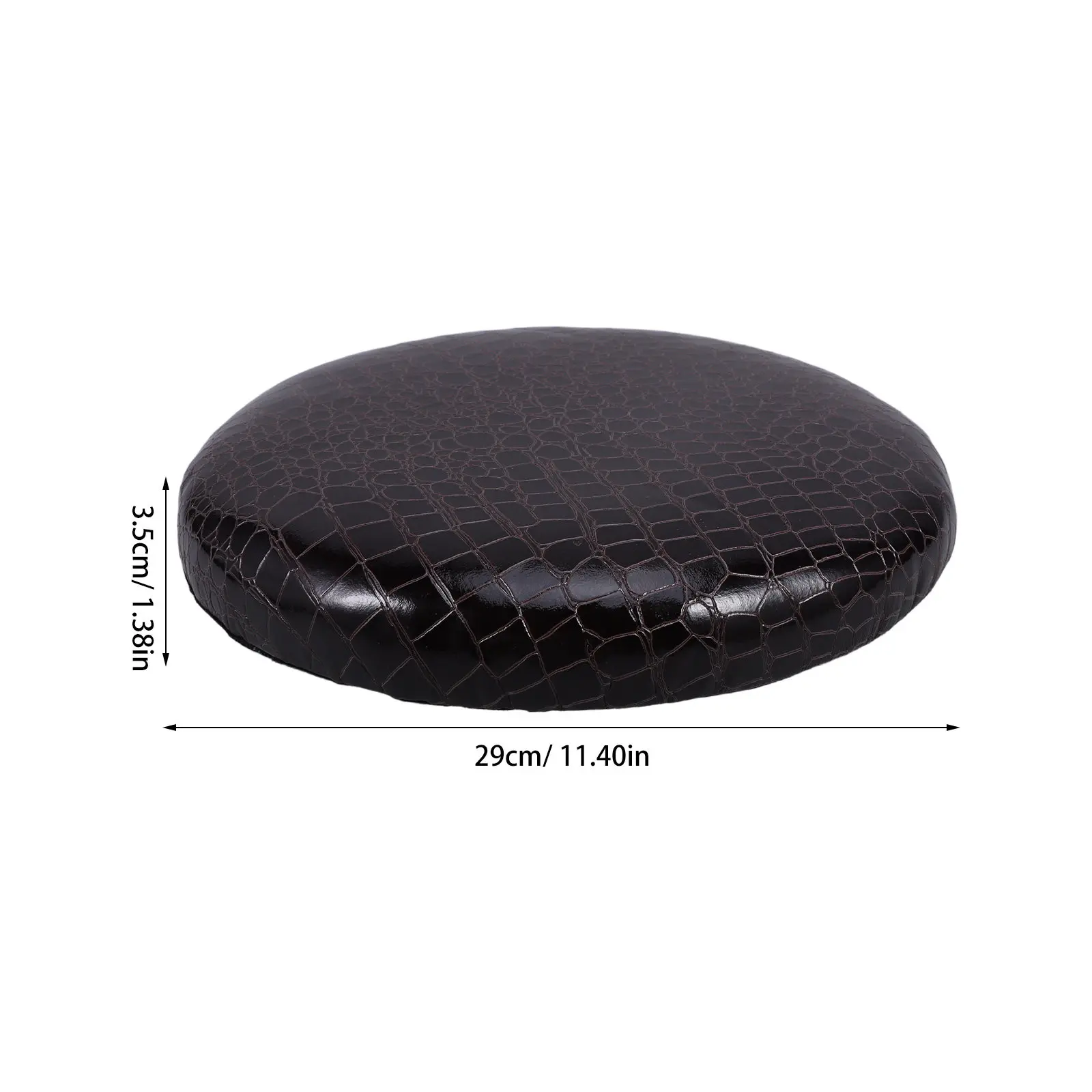 11 Inch Round Stool Seat Replacement Solid Wood Chair Seat Padded Cushion Dining Kitchen Barstool Repair Parts