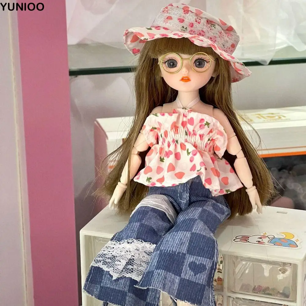 

Movable Big Eyes Princess BJD Doll Thick Hair Mini 30cm Bjd Doll Sweet Cute 1/6 BJD Doll Mini Girl Toy Girls Gifts