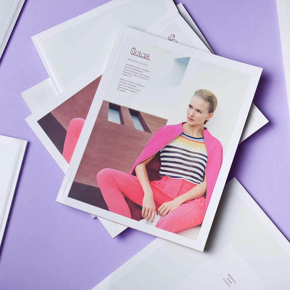 Custom Books Booklet Brochure Printing Magazine Comic Instruction Manual Catalogue For Advertising Company Business Soft Cover