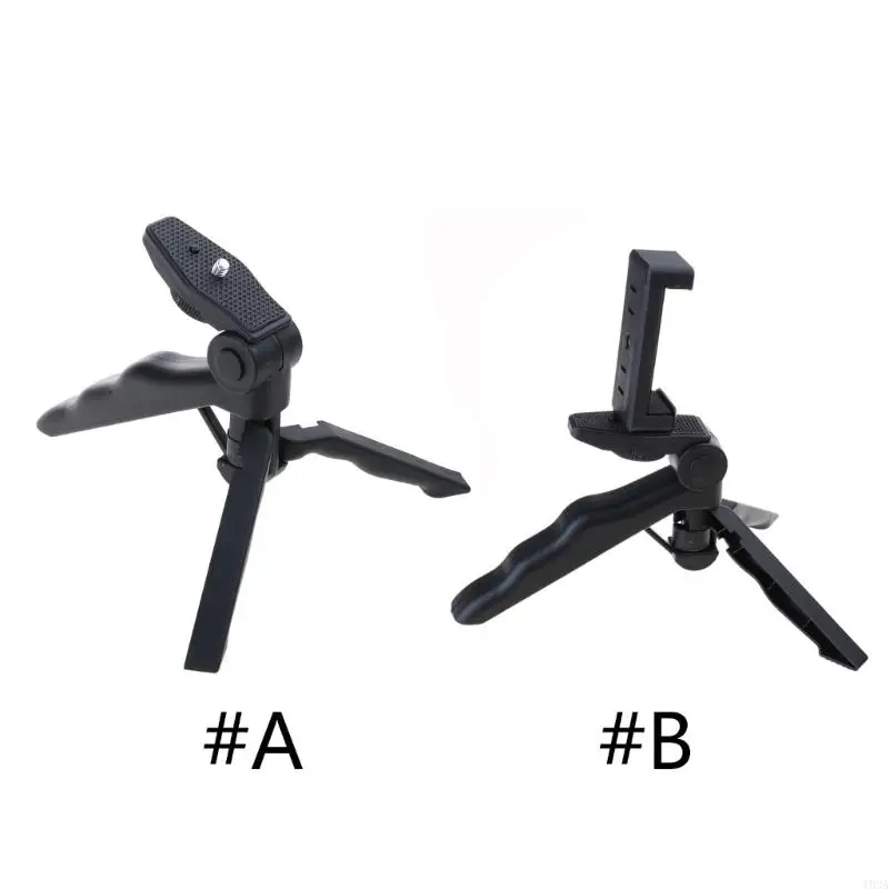 193A Desk Tripod for Camera and Phone Phone Holder Action Camera Adapter Stable Grip Portable Table Tripod Desktop Mount