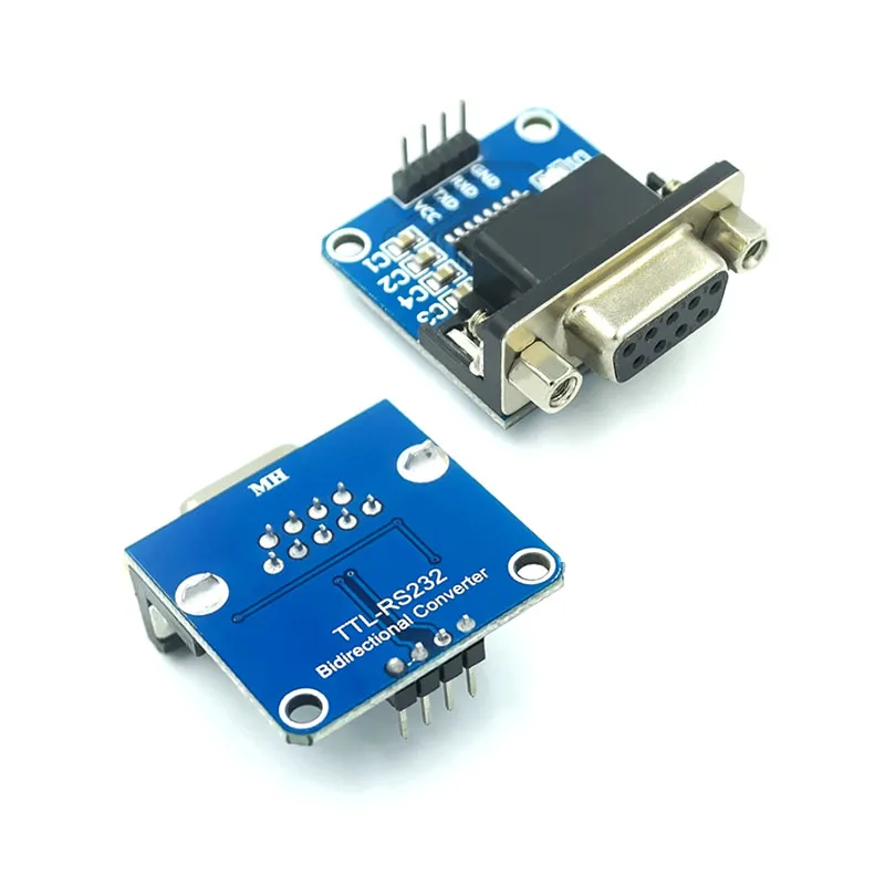 MAX3232 RS232 إلى TTL وحدة تحويل المنفذ التسلسلي أنثى DB9 موصل MAX232 وامض مجلس لاردوينو