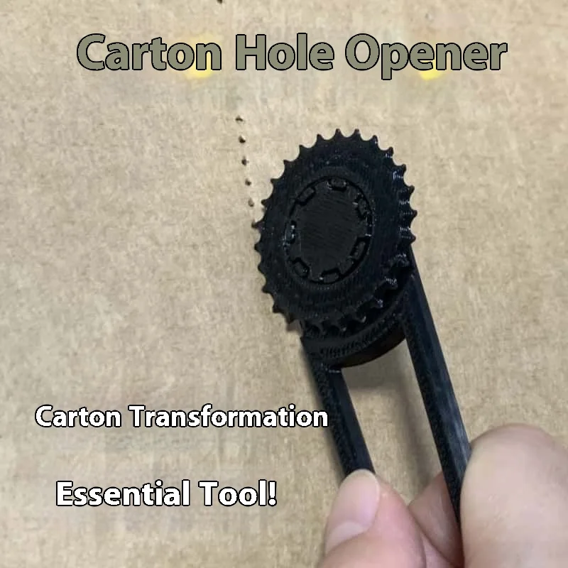 2025 New Cardboard Box Punch Tool - Heavy Duty Paper Hole Puncher for Home DIY Craft Packaging Supplies
