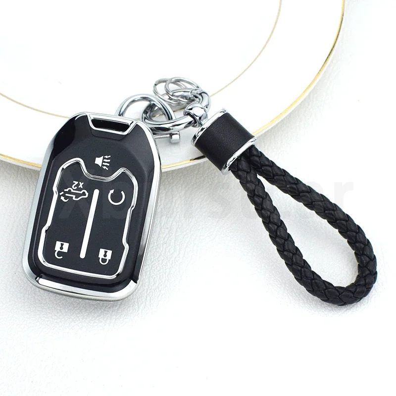 5 6 Buttons TPU Shell Fob For Chevrolet Silverado Suburban Tahoe for GMC Yukon Sierra Acadia Terrain Car Key Case Remote Cover view 3