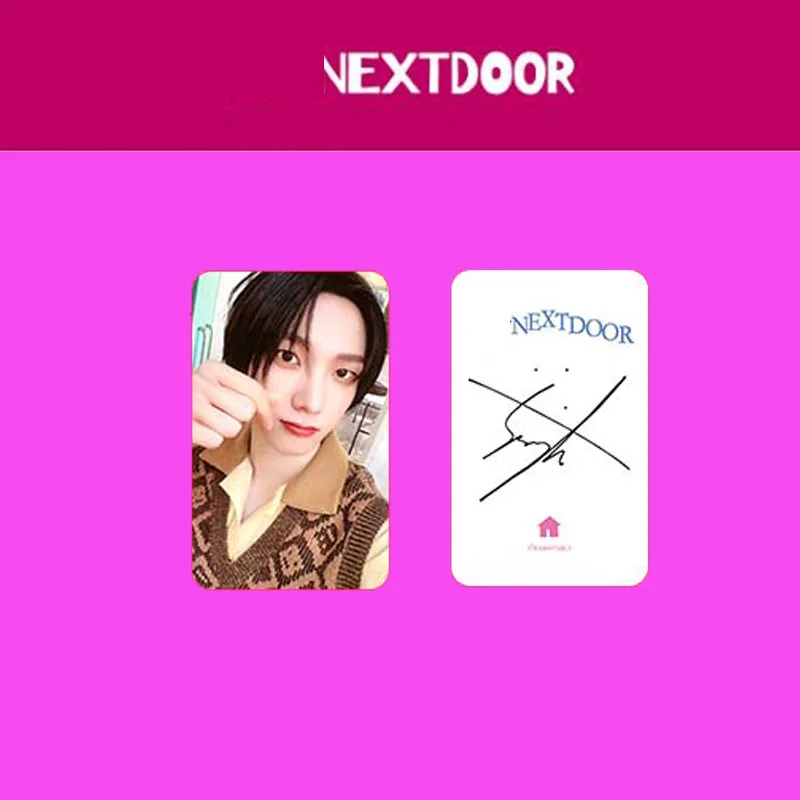 6 unids/set KPOP BOYNEXTDOOR 2024 calendario tarjeta álbum LOMO tarjetas saludos KIM YUNHE LEEHAN regalo postal foto tarjeta