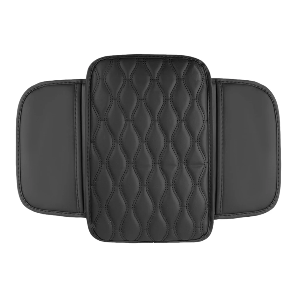 

Center Console Protector Cover with Side Pocket Car Center Console Protector Cover Pad Leather Arm Rest Mat Increased Support