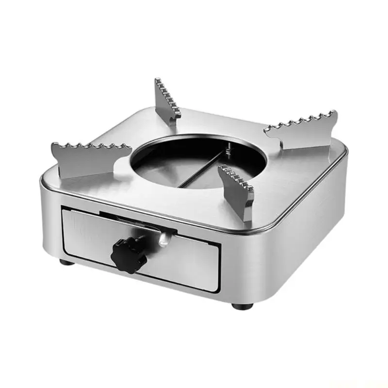 U2JB Easy Cleaning Alcohols Stove Stainless Steel Drawer Styles for Outdoor Cooking Features Flame Control Practical Design