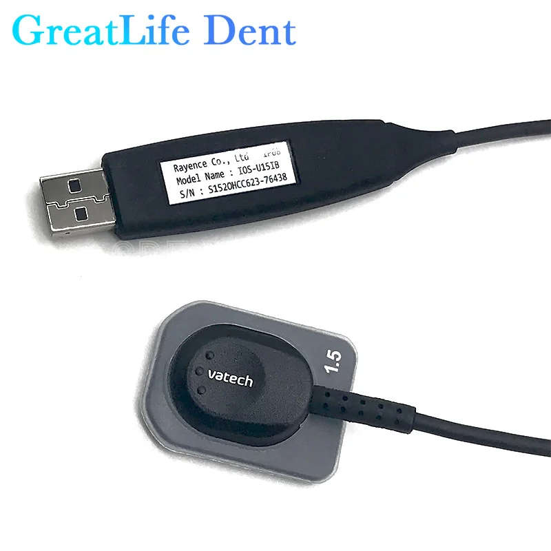 Intra-oral Sensor Ezsensor Size1.5 Digital USB X-ray Rvg Sensor Vatech EzSensor Soft Dental Intraoral X-ray Imaging System