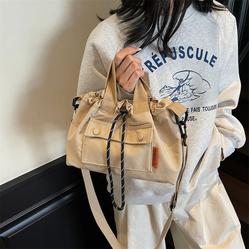 

Сумка-мессенджер унисекс, уличная функциональная сумка на плечо, пригородная сумка на плечо, сумка для хранения, женский контрастный рюкзак 2025, новые тенденции