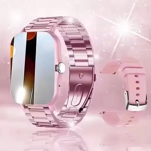 2026 Nieuw Smartwatch 1.44''HD Scherm Bluetooth Oproep Slaap Bloedzuurstof Bloeddruk Gezondheidsmonitoring Horloges Voor Vrouwen Mannen Ht30