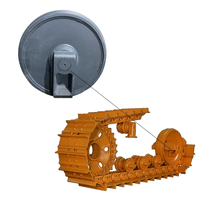 Excavator Undercarriage Parts Driving Wheel Track Roller Carrier Sprocket Front Idler Teeth Edge Cutting, Dozer Spare