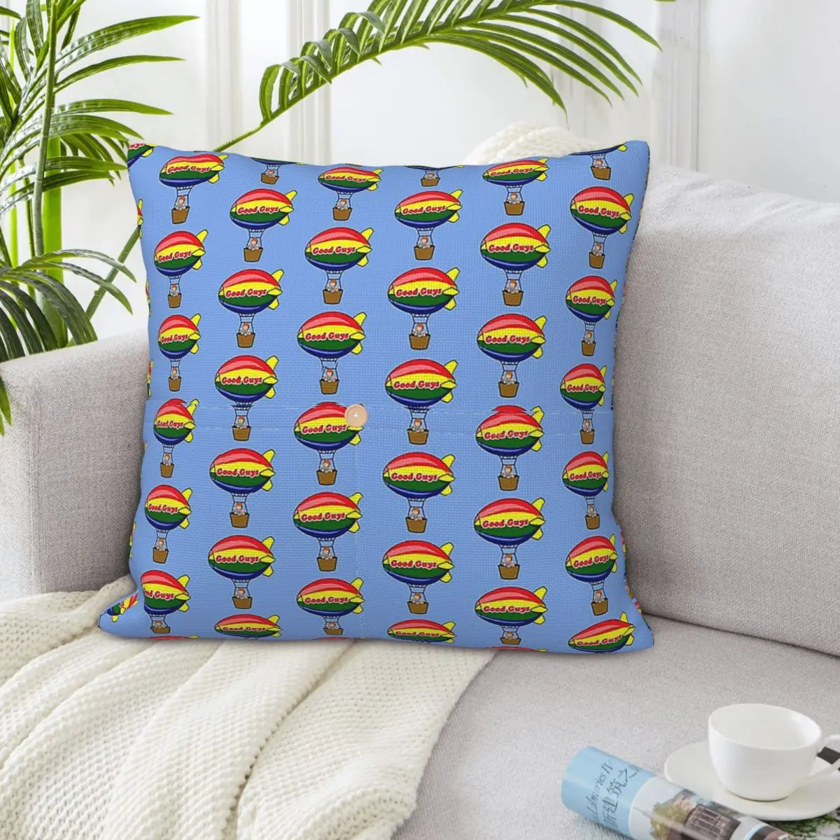 Good Guys Child's Play Chucky - Killer Doll - Hot Air Balloon Cushion Cover Polyester Decor Bed Home Comfort Throw Pillow