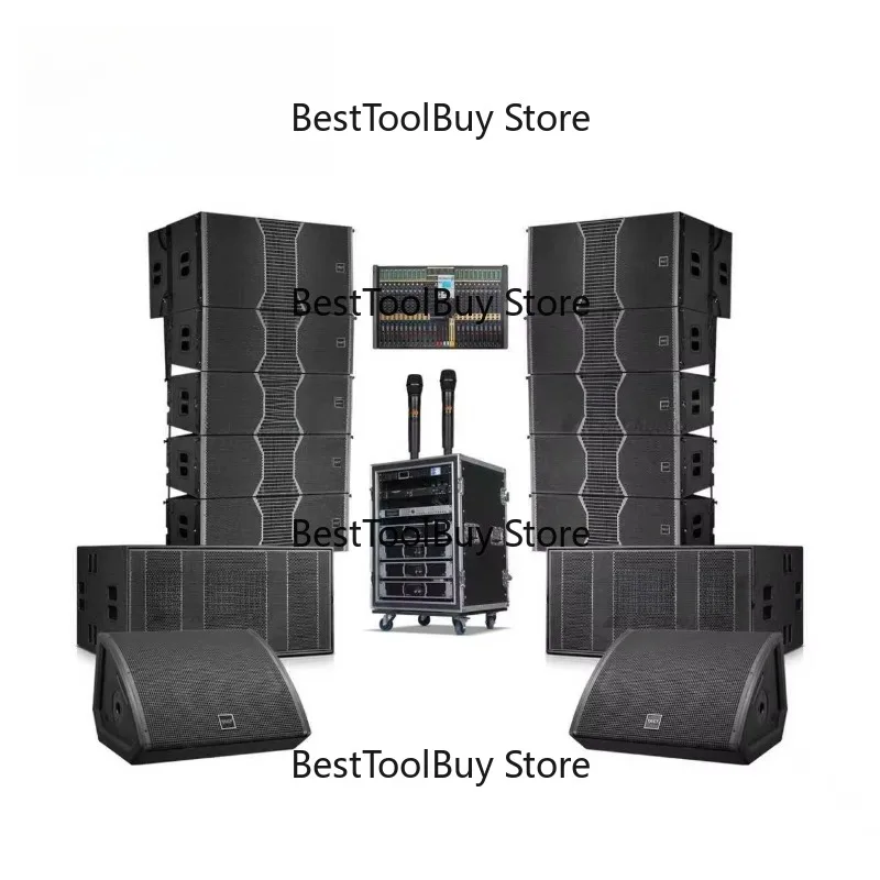 

Professional Dual 12" Neodymium Line Array 1000W Audio Passive Outdoor Stage Performance Speaker System