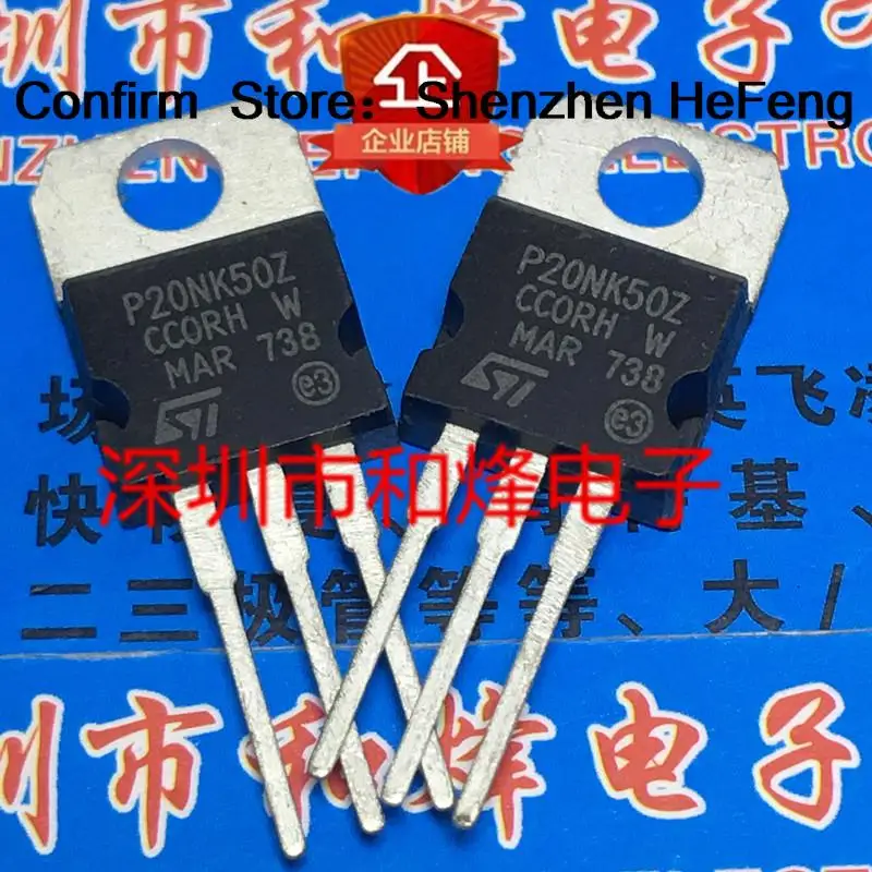 5PCS-10PCS P20NK50Z STP20NK50ZTO-220 500V 17A On Stock New And Original