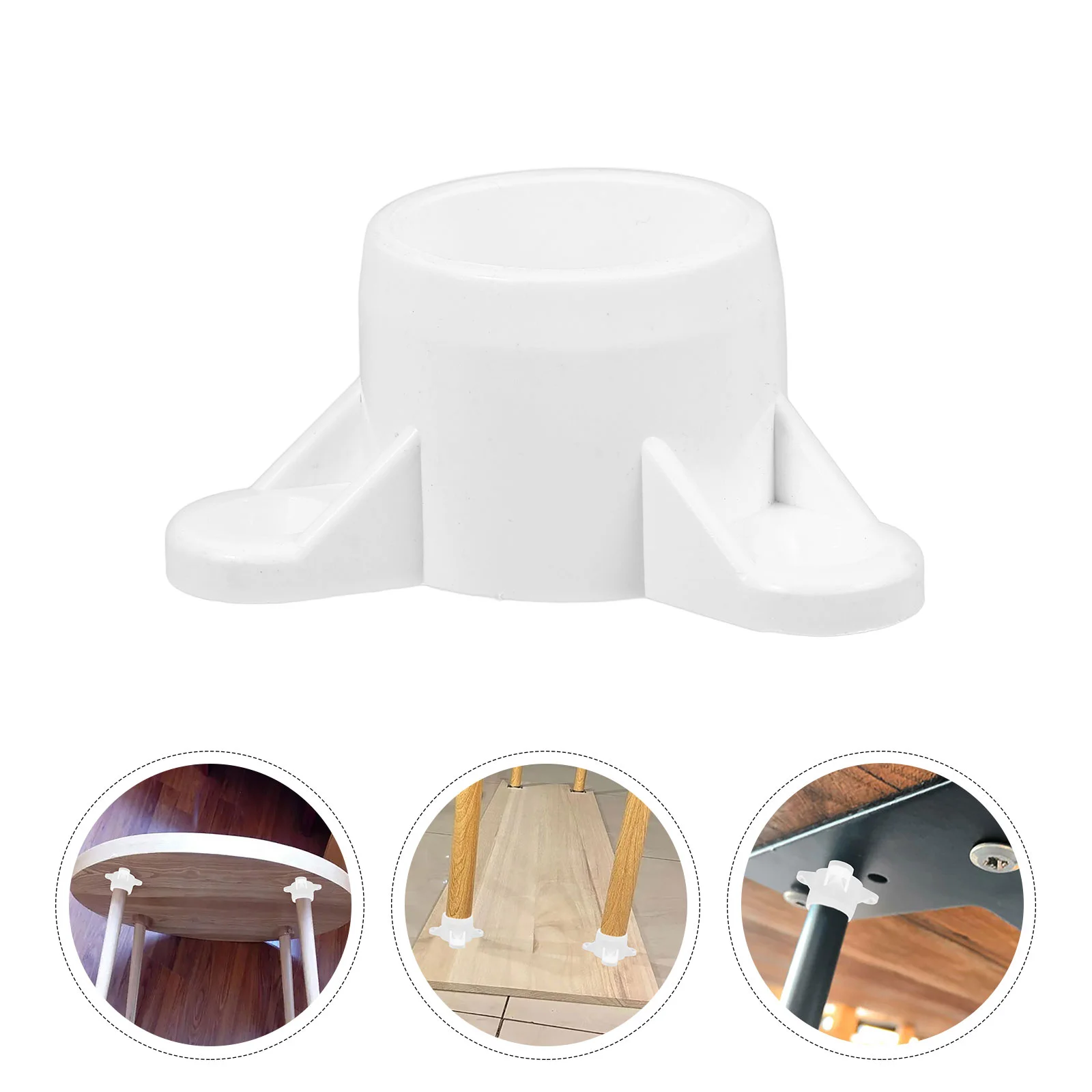

10 Pcs Table Leg Covers and Foot Pads Furniture Legs for Desk Accessories Cap with Hole