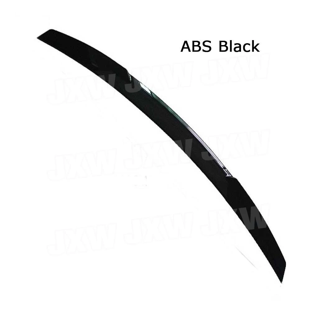 JCHEY ألياف الكربون الخلفية الشفاه المفسد ل جاكوار XE سيدان 4-Door 2015-2018 الخلفي الجذع أجنحة السيارة ABS لمعان أسود