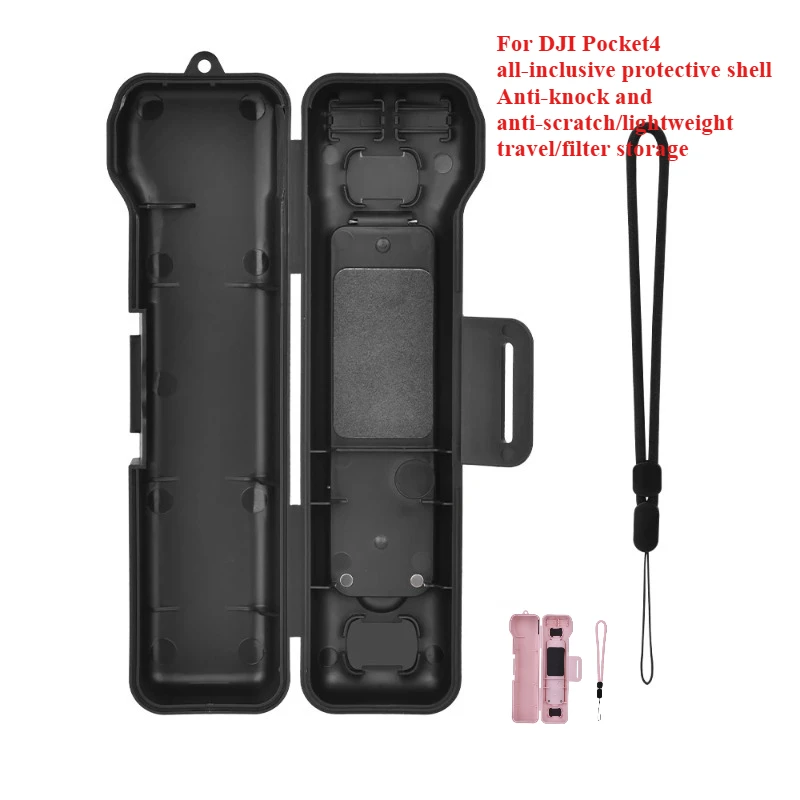 

Protective Cover for DJI Osmo Pocket 4 Anti Scratch Anti Dust Full Coverage Hard Case With Strap Portable Box