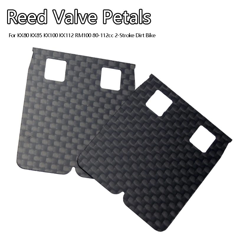 VForce 3 Carbon Fiber Reed Valve Petals Gasket Kit V384A For KX80 KX85 KX100 KX112 RM100 80-112cc 2-Stroke Dirt Bike