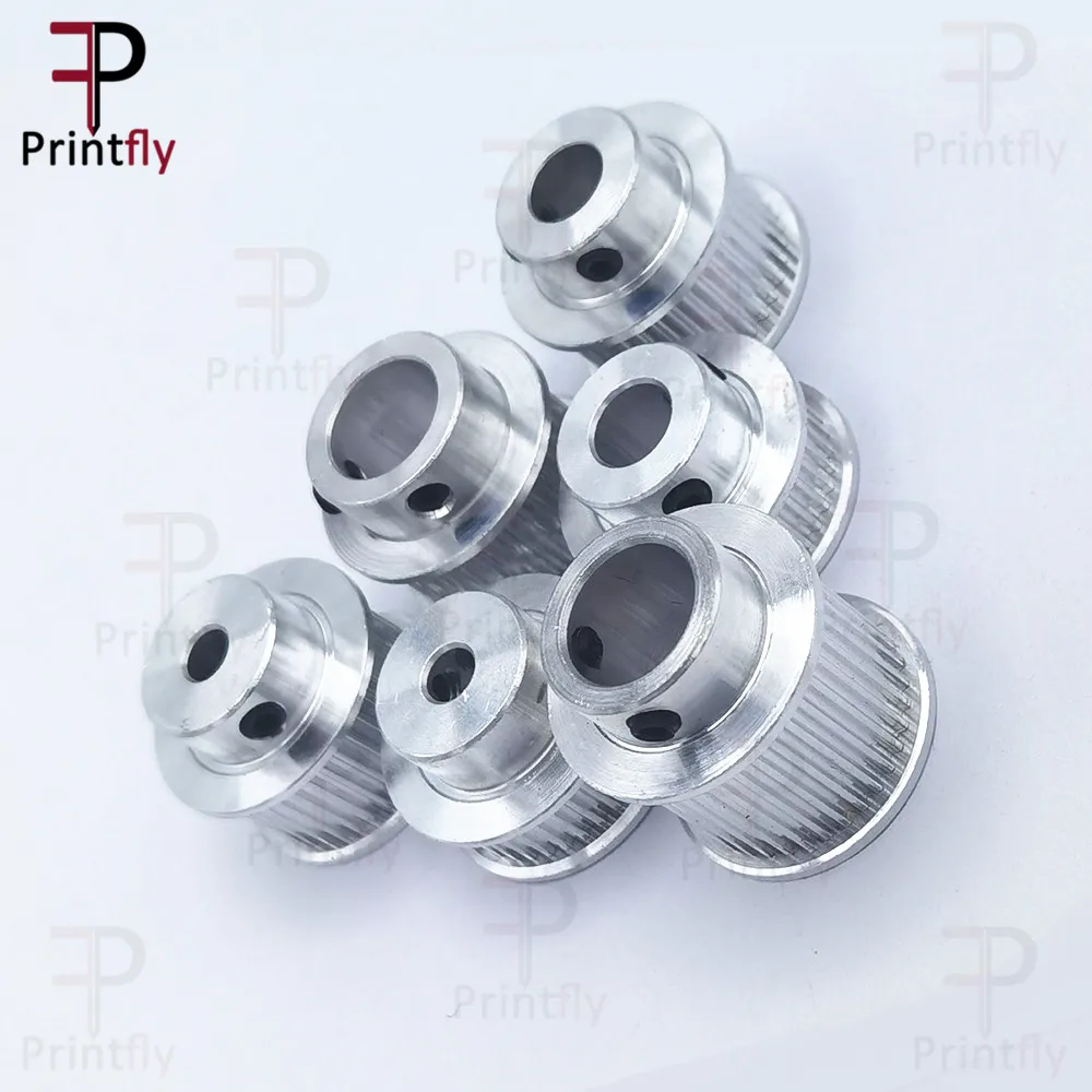 Printfly 2GT 36 teeth 2GT Timing Pulley Bore 5/6/6.35/8/10/12mm for GT2 Open Synchronous belt width 6mm/10/15mm 3D Printer