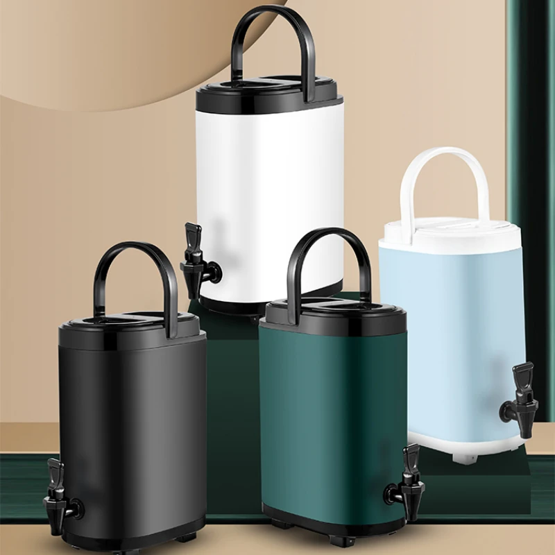 Insulated Beverage Dispenser 8L Stainless Steel Drink Container Hot Cold Drink Server for Parties Thermal Drink Jug